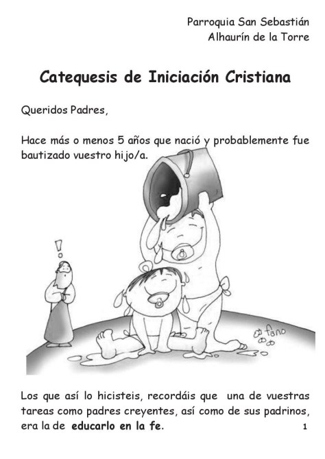 Carta Catequesis 1