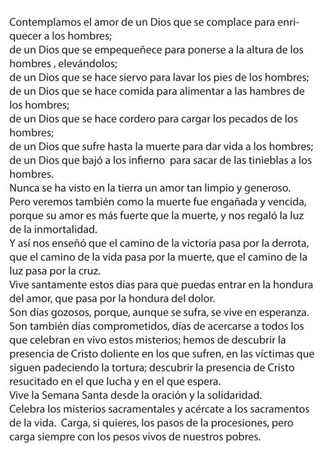 Programa celebraciones